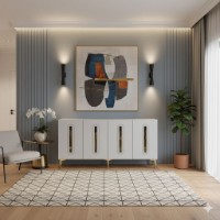 Dulăpior Hanah Home Rany 150 White Gold