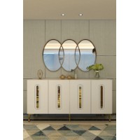Dulăpior Hanah Home Rany 150 White Gold imaginea #2 — magazin online Desire.md