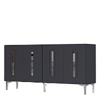 Dulăpior Hanah Home Rany 150 Anthracite Silver imaginea #3 — magazin online Desire.md