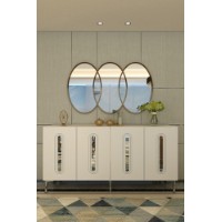 Dulăpior Hanah Home Rany 150 White Silver