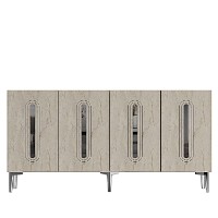 Dulăpior Hanah Home Rany 150 White Travertine Silver imaginea #4 — magazin online Desire.md