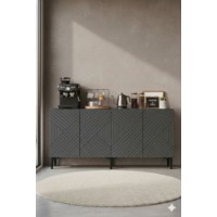 Dulăpior Hanah Home Ferro 150 Anthracite imaginea #3 — magazin online Desire.md