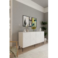 Dulăpior Hanah Home Ferro 150 White imaginea #2 — magazin online Desire.md