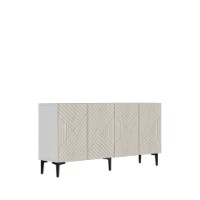 Dulăpior Hanah Home Ferro 150 White Travertine imaginea #4 — magazin online Desire.md
