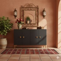 Dulăpior Hanah Home Simple 120 Anthracite