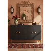 Dulăpior Hanah Home Simple 120 Anthracite imaginea #2 — magazin online Desire.md