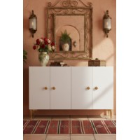 Dulăpior Hanah Home Simple 120 White imaginea #2 — magazin online Desire.md