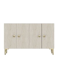 Dulăpior Hanah Home Simple 120 White Travertine imaginea #6 — magazin online Desire.md