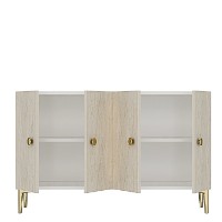 Dulăpior Hanah Home Simple 120 White Travertine imaginea #7 — magazin online Desire.md