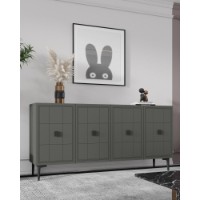 Dulăpior Hanah Home Yuka 120 Anthracite imaginea #3 — magazin online Desire.md