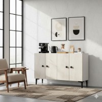 Dulăpior Hanah Home Pella 120 White Travertine imaginea #3 — magazin online Desire.md