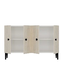 Dulăpior Hanah Home Pella 120 White Travertine imaginea #7 — magazin online Desire.md