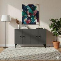 Dulăpior Hanah Home Pella 120 Anthracite
