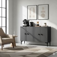 Dulăpior Hanah Home Pella 120 Anthracite imaginea #2 — magazin online Desire.md