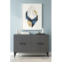 Dulăpior Hanah Home Pella 120 Anthracite imaginea #3 — magazin online Desire.md