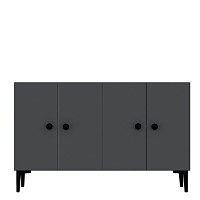 Dulăpior Hanah Home Pella 120 Anthracite imaginea #6 — magazin online Desire.md