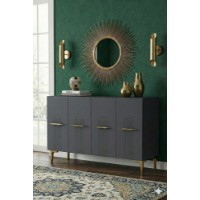 Dulăpior Hanah Home Ida 120 Anthracite Gold