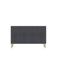 Dulăpior Hanah Home Ida 120 Anthracite Gold imaginea #5 — magazin online Desire.md