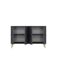 Dulăpior Hanah Home Ida 120 Anthracite Gold imaginea #6 — magazin online Desire.md