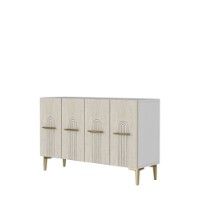 Dulăpior Hanah Home Ida 120 White Travertine Gold imaginea #4 — magazin online Desire.md