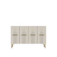 Dulăpior Hanah Home Ida 120 White Travertine Gold imaginea #5 — magazin online Desire.md