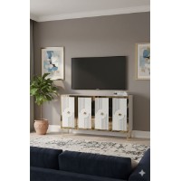 Dulăpior Hanah Home Pega 120 White Gold