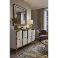 Dulăpior Hanah Home Pega 120 White Gold imaginea #2 — magazin online Desire.md