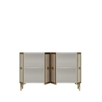 Dulăpior Hanah Home Pega 120 White Travertine Gold imaginea #6 — magazin online Desire.md