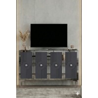 Dulăpior Hanah Home Pega 120 Anthracite Silver