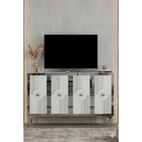 Dulăpior Hanah Home Pega 120 White Silver