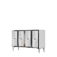 Dulăpior Hanah Home Pega 120 White Silver imaginea #4 — magazin online Desire.md