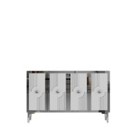 Dulăpior Hanah Home Pega 120 White Silver imaginea #5 — magazin online Desire.md