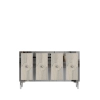 Dulăpior Hanah Home Pega 120 White Travertine Silver imaginea #5 — magazin online Desire.md