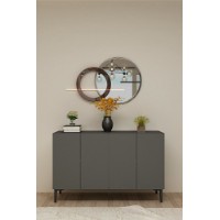Dulăpior Hanah Home Aplos 120 Anthracite