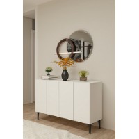 Dulăpior Hanah Home Aplos 120 White imaginea #2 — magazin online Desire.md