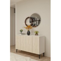 Dulăpior Hanah Home Aplos 120 White Travertine imaginea #2 — magazin online Desire.md