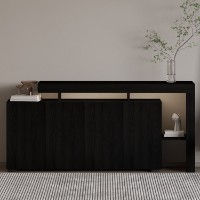 Dulăpior Hanah Home Beliz Wood Black