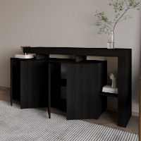 Dulăpior Hanah Home Beliz Wood Black imaginea #3 — magazin online Desire.md