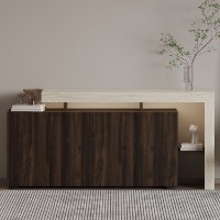 Dulăpior Hanah Home Beliz Travertine Walnut