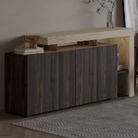 Dulăpior Hanah Home Beliz Travertine Walnut imaginea #3 — magazin online Desire.md