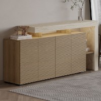 Dulăpior Hanah Home Beliz Travertine Warm Oak imaginea #2 — magazin online Desire.md