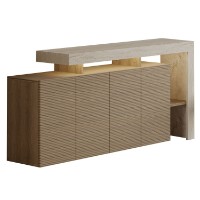 Dulăpior Hanah Home Beliz Travertine Warm Oak imaginea #6 — magazin online Desire.md
