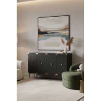 Dulăpior Hanah Home Alfa 120 Anthracite Gold imaginea #2 — magazin online Desire.md