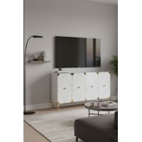 Dulăpior Hanah Home Alfa 120 White Gold imaginea #2 — magazin online Desire.md