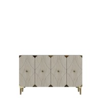 Dulăpior Hanah Home Alfa 120 White Travertine Gold imaginea #5 — magazin online Desire.md