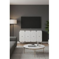 Dulăpior Hanah Home Alfa 120 White Silver imaginea #3 — magazin online Desire.md