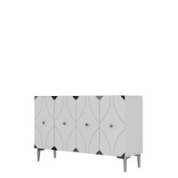 Dulăpior Hanah Home Alfa 120 White Silver imaginea #4 — magazin online Desire.md