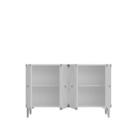 Dulăpior Hanah Home Alfa 120 White Silver imaginea #6 — magazin online Desire.md