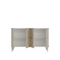 Тумба Hanah Home Alfa 120 White Travertine Silver фото №6 — интернет-магазин Desire.md