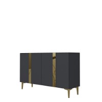 Dulăpior Hanah Home Anka 120 Anthracite Gold imaginea #4 — magazin online Desire.md